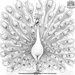 Feather art coloring pages