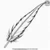 Feather Designs Coloring Pages