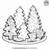 Festive Holiday Cookie Coloring Pages