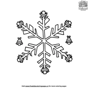 Festive Snowflake Coloring Pages