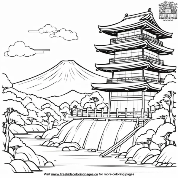 Feudal japan coloring pages