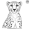 Fierce Cheetah Coloring Pages