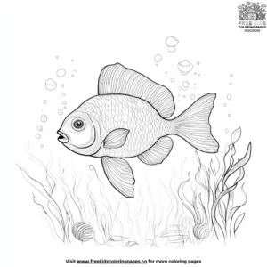 Fish in the Ocean Coloring Pages