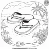 Flip Flop Fun Coloring Pages