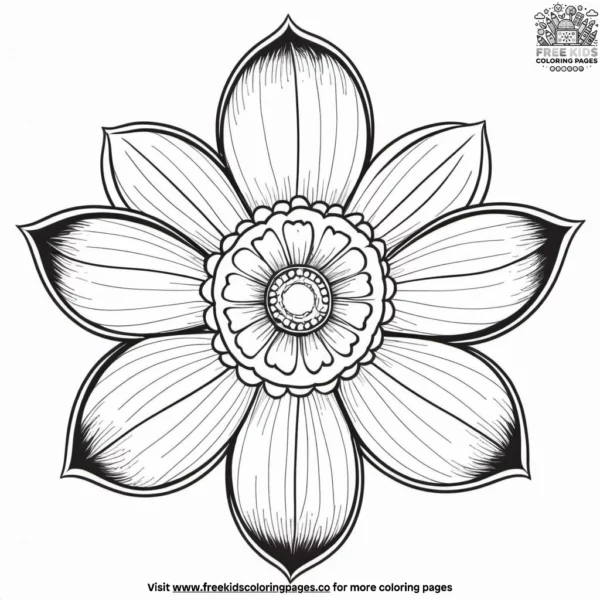 Floral patterns coloring pages