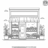 Flower Shop Coloring Pages