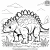 Friendly Dinosaur World Fun Coloring Pages