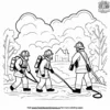 Friendly Firefighter Coloring Pages