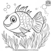 Friendly Fish Under the Sea Coloring Pages