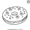 Fruit Topped Donut Coloring Pages