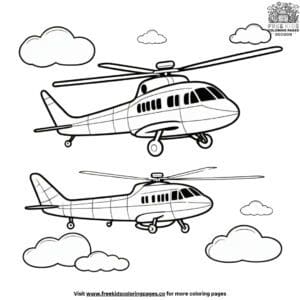 Fun Flight Friends Coloring Pages