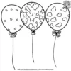 Fun with Balloons Coloring Pages