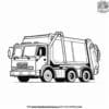 Garbage Truck Hero Coloring Pages