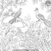 Garden Bird Coloring Pages