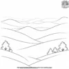 Gentle Rolling Fog Coloring Pages