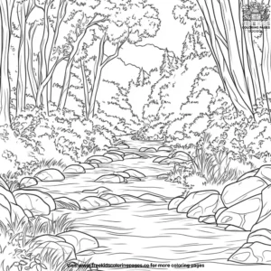 Gentle Streams Coloring Pages