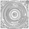 Geometric Swirls Coloring Pages