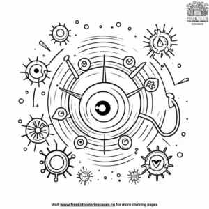 Germ Busting Coloring Pages