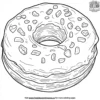 Giant Donut Extravaganza Coloring Pages