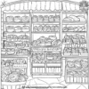 Gingerbread Bakery Coloring Pages