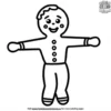 Gingerbread Gymnasts Coloring Pages