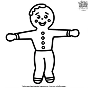 Gingerbread Gymnasts Coloring Pages