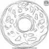 Glazed Goodness Donut Coloring Pages