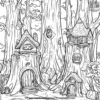 Gnome Village Coloring Pages