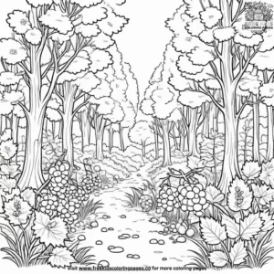 Gooseberry Bush Coloring Pages