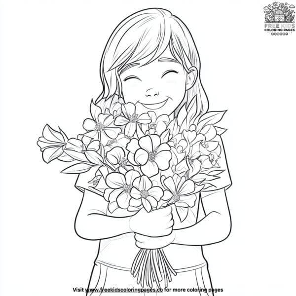 Grateful student coloring pages