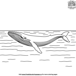 Gray Whale Journey Coloring Pages