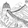 Great Wall Coloring Pages