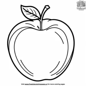 Green apple delight coloring pages