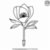 Groom's Boutonniere Coloring Pages