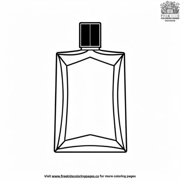 Groom's cologne coloring pages