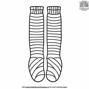 Groom's socks coloring pages