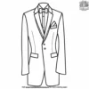 Groomsmen Suits Coloring Pages