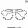 Groovy Glasses Coloring Pages