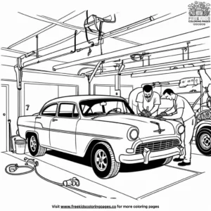 Handy Mechanic Coloring Pages