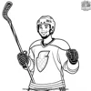 Happy Hockey Coloring Pages