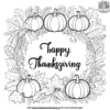 Happy Thanksgiving Coloring Pages