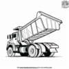 Hardworking Dump Truck Coloring Pages