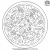 Hawaiian Pizza Fun Coloring Pages