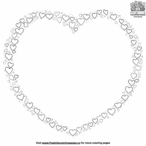 Hearts Coloring Pages