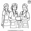 Helpful Nurse Coloring Pages