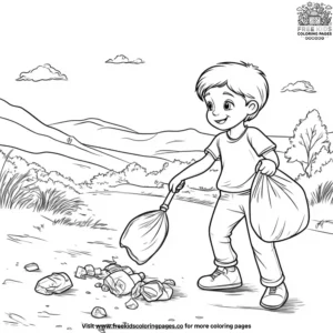 Helping others kindness coloring pages