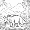 Herbivores Rampage Coloring Pages