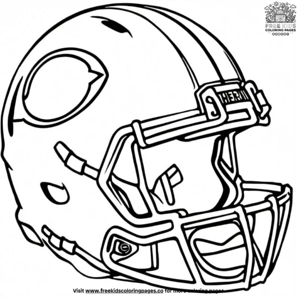 Heroic helmet coloring pages