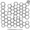 Hexagon Honeycomb Coloring Pages