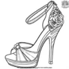 High Heels Fashion Coloring Pages